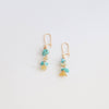 Turquoise &amp; Citrine Dangle Earrings